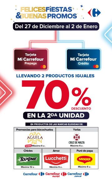 En la App de Tarjeta Carrefour, podés solicitar un préstamo personal, tarjeta de crédito, seguros y asistencias