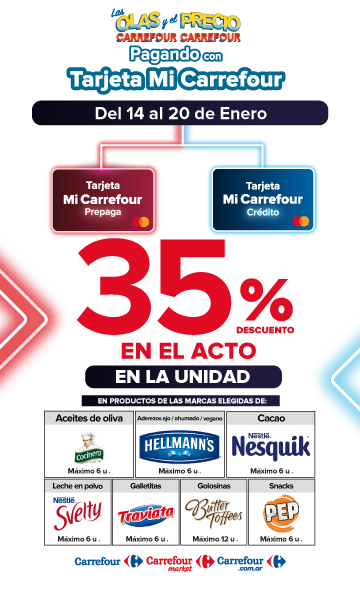 En la App de Tarjeta Carrefour, podés solicitar un préstamo personal, tarjeta de crédito, seguros y asistencias