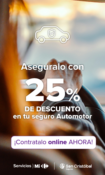 25% de descuento en tu seguro de auto