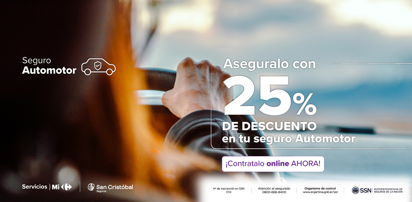 30% de descuento en tu seguro de auto